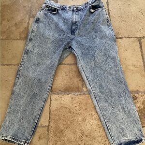 Vintage Chic Jeans acid wash Vintage 80's Mom Jeans size 24 waist high waist